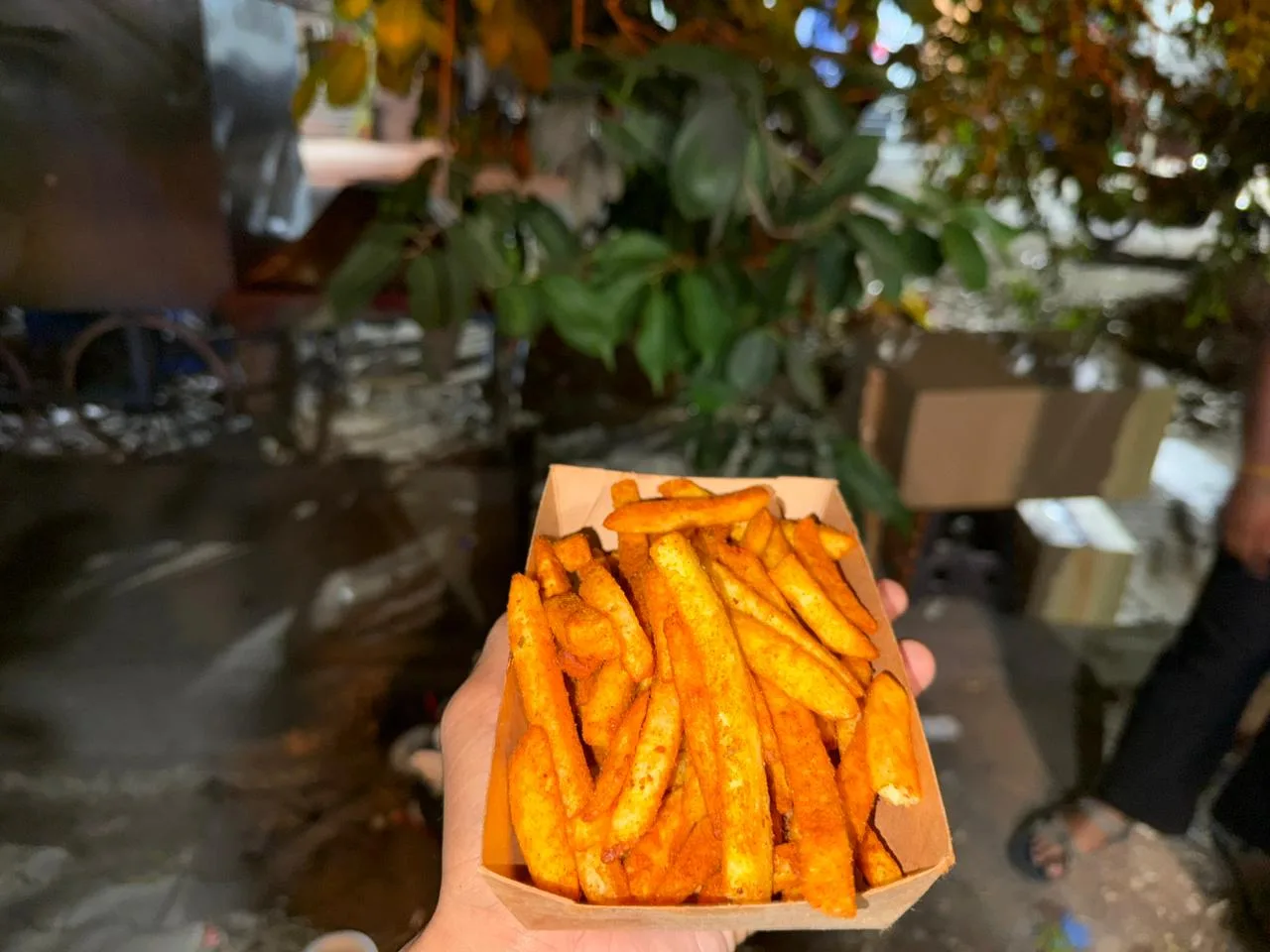 Crispy fries Before