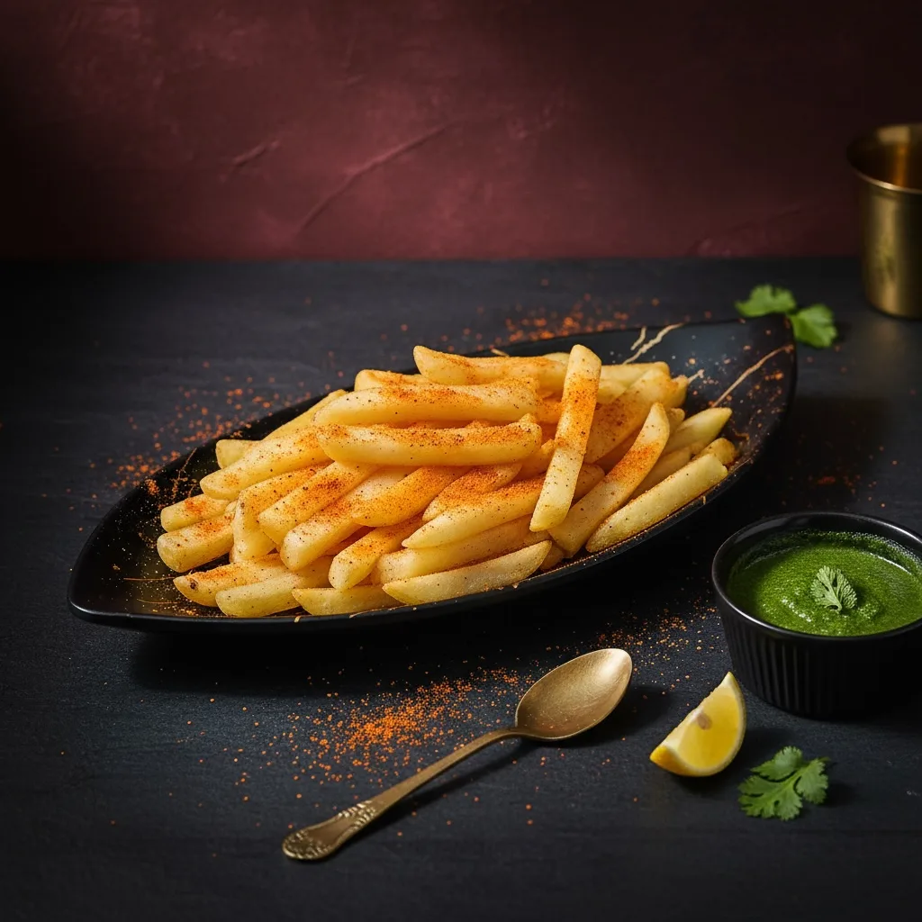 Nimbu masala fries After