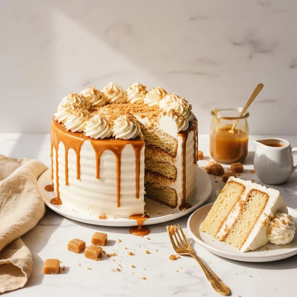 Butterscotch cake After