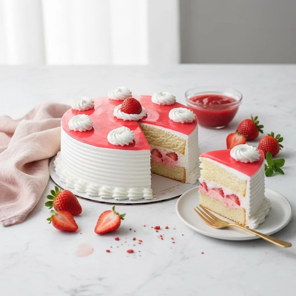 Strawberry cake After