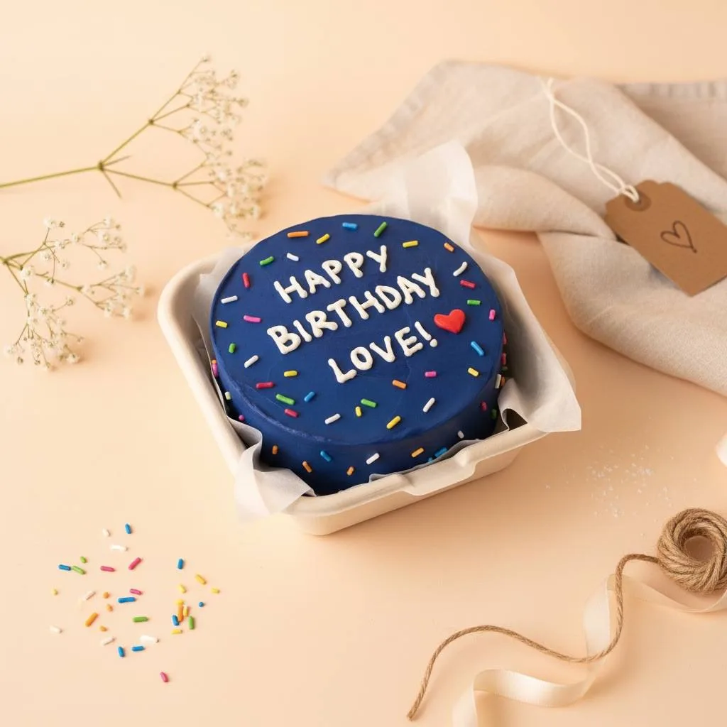 Bento birthday cake, Aubree, restyled by Pleny
