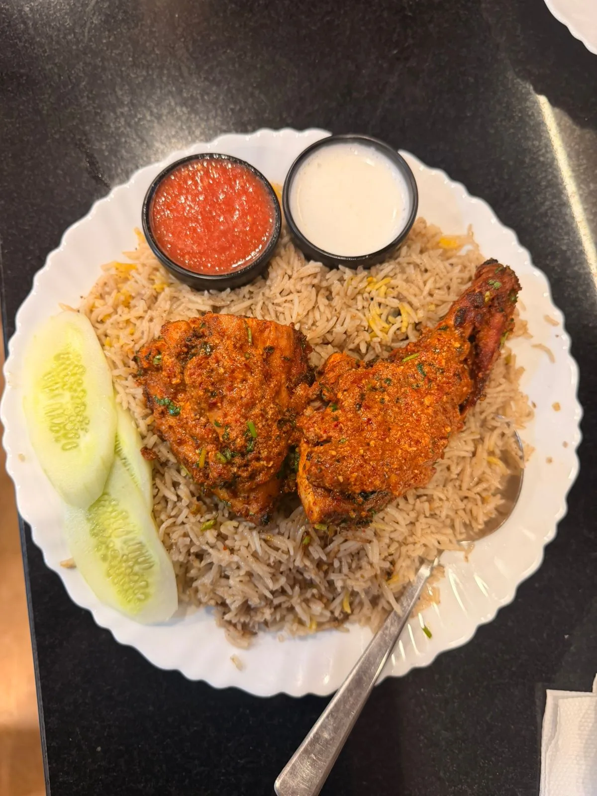 Chicken mandi Before