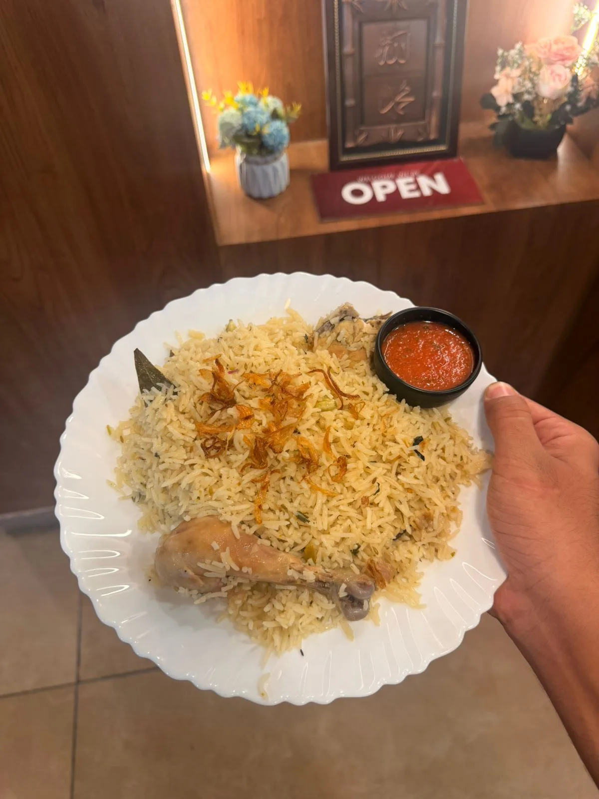Muradabad biryani Before