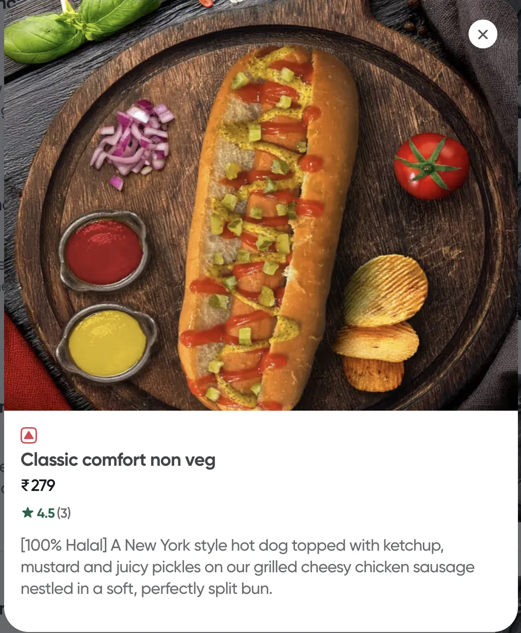 Classic loaded dog Before
