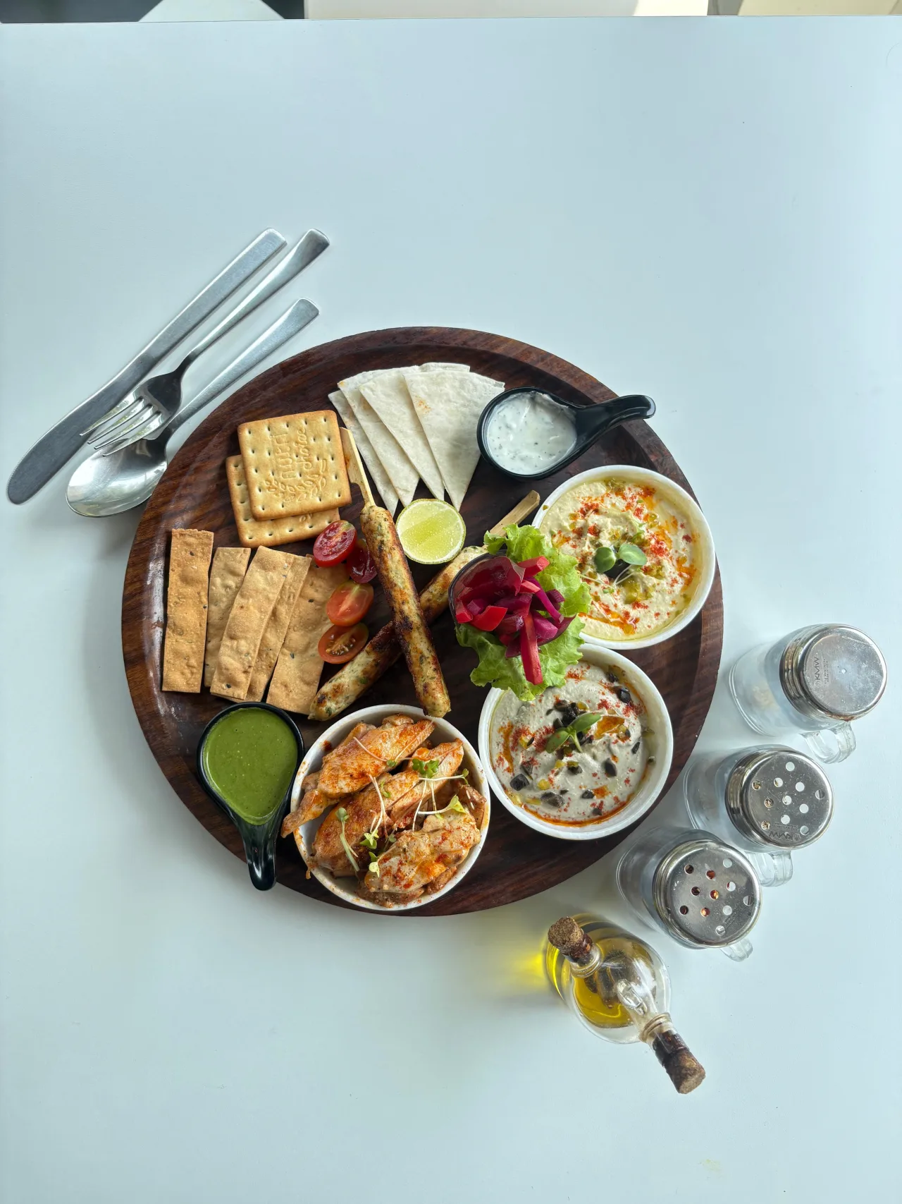 Lebanese non-veg platter Before