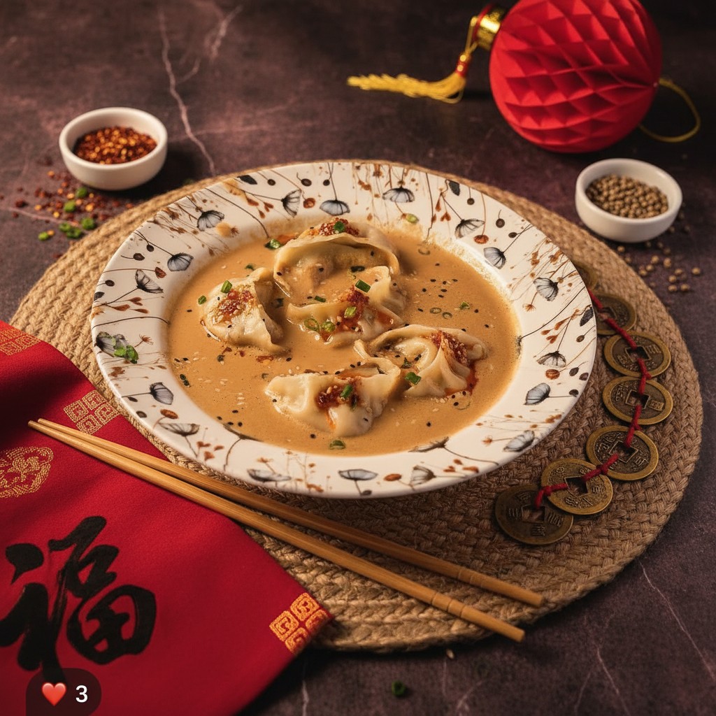 Jhol momo, menu-ready photo by Pleny