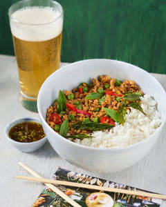 Confident casual-fine dining, supporting dish in this style