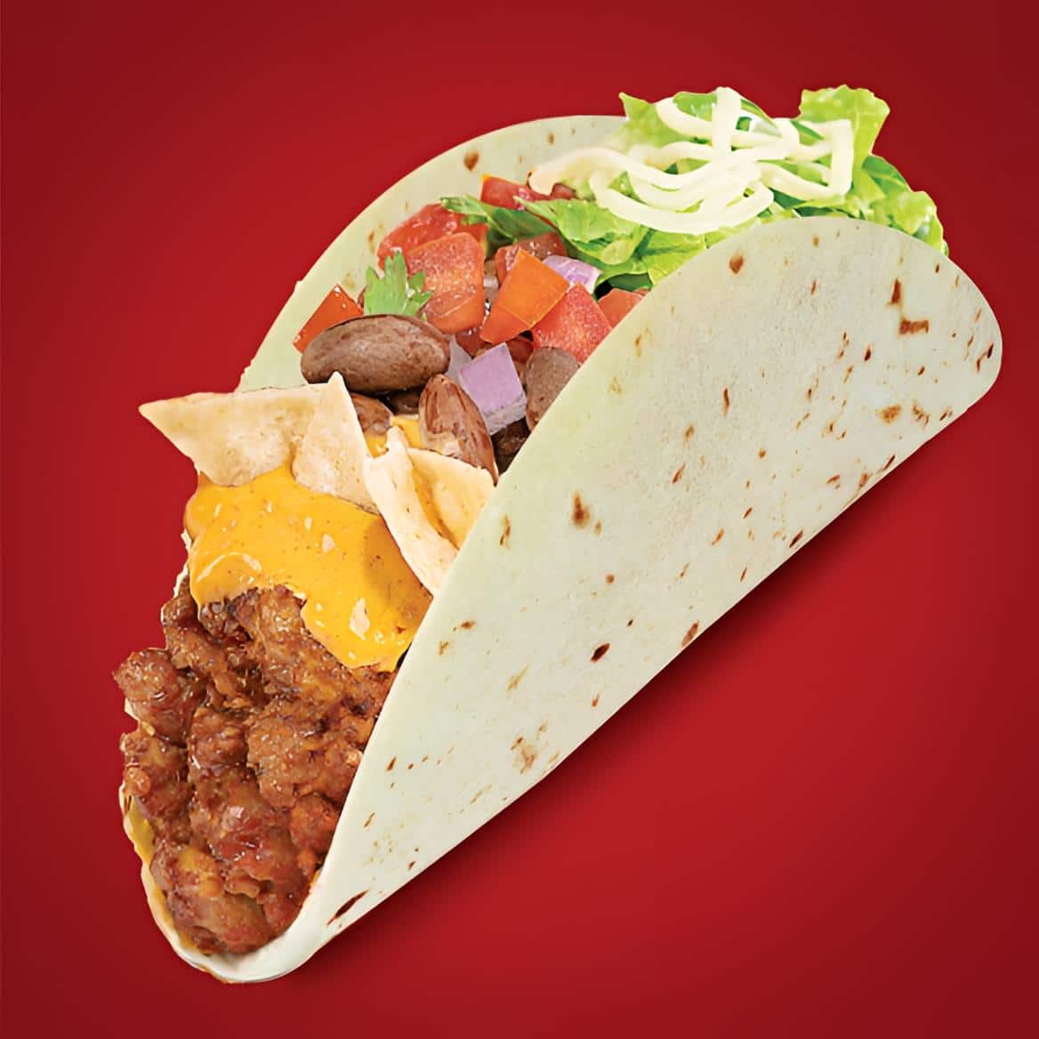 Vibrant fast-casual Tex-Mex, dish photographed in this style