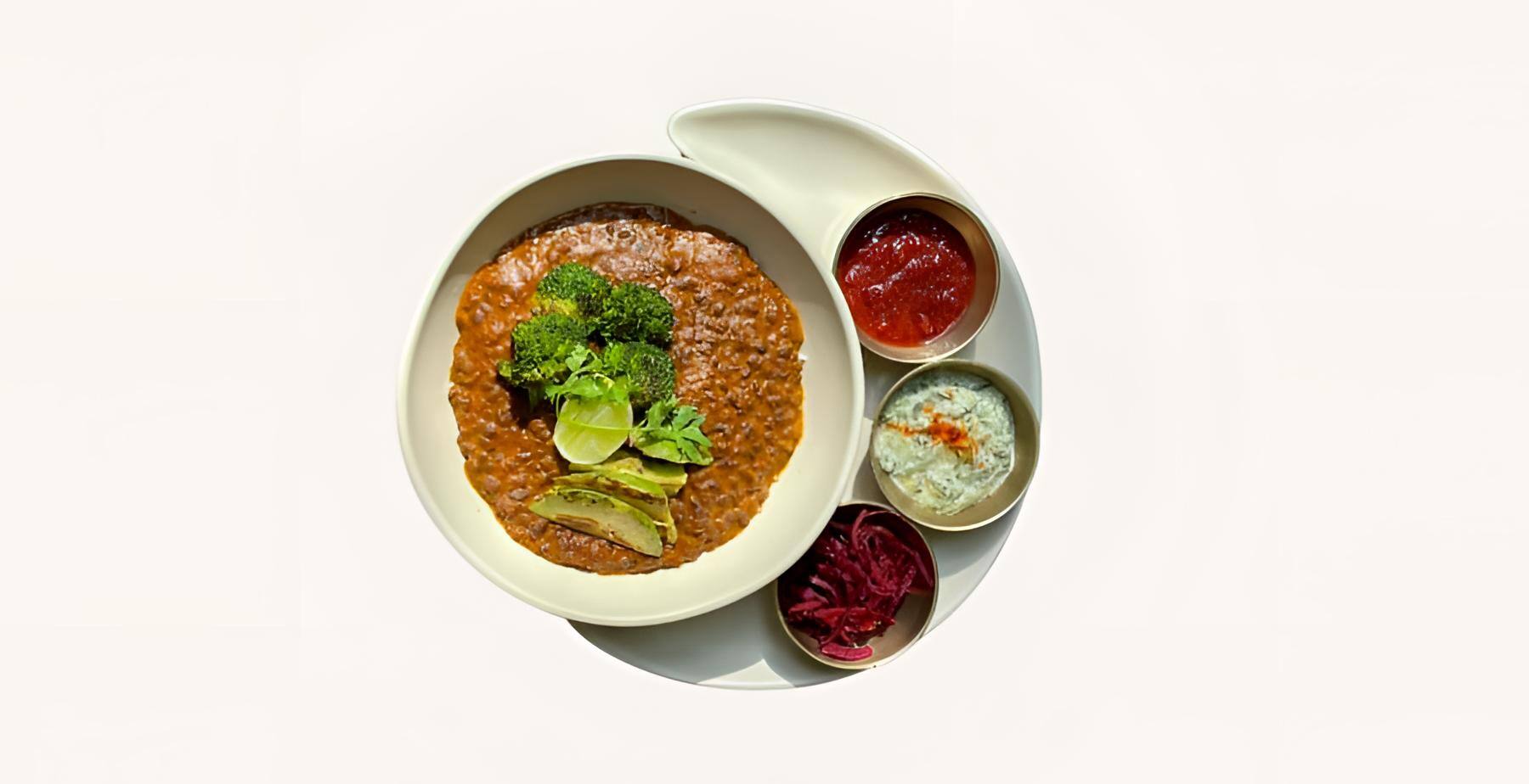 Refined-minimalist-ayurvedic-modern, supporting dish in this style