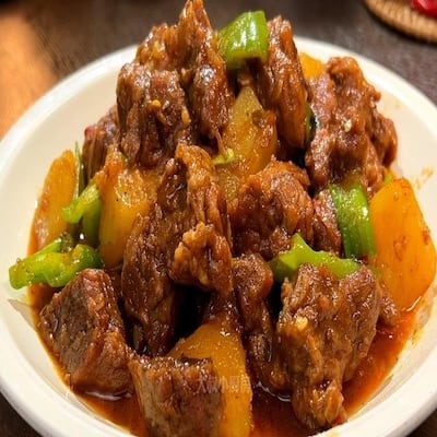 Humble neighbourhood Tibetan-Chinese restaurant, supporting dish in this style