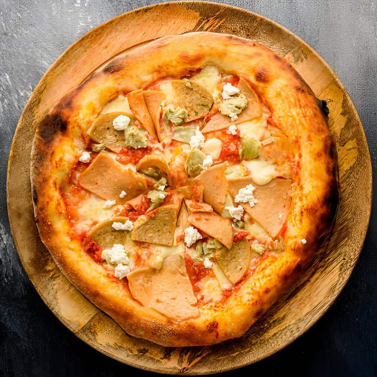 Rustic Italian trattoria meets contemporary, dish photographed in this style
