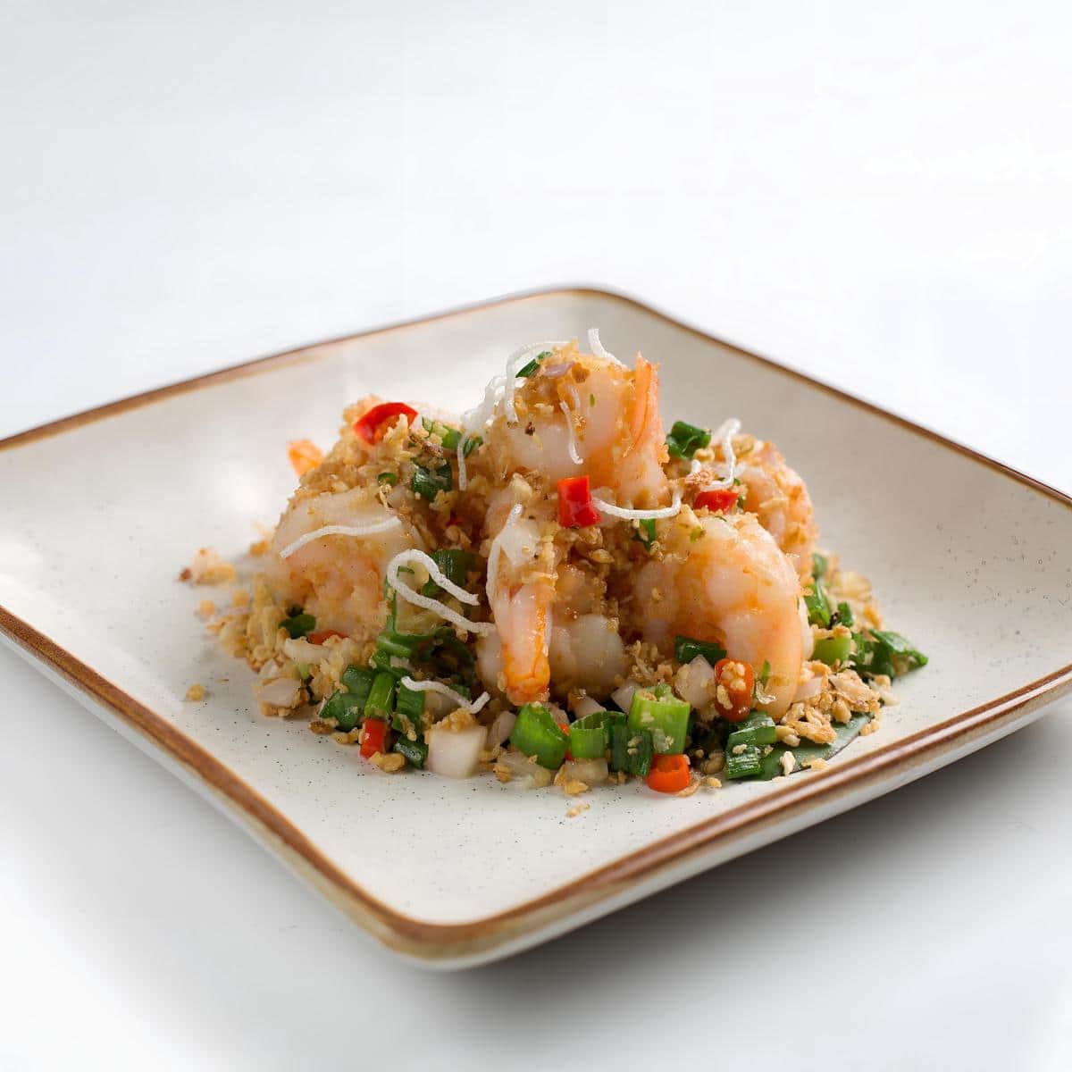 Upscale modern Pan-Asian, supporting dish in this style