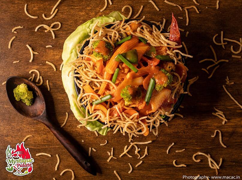 Casual Indo-Chinese neighborhood eatery, supporting dish in this style