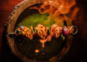 Warm, supporting dish in this style