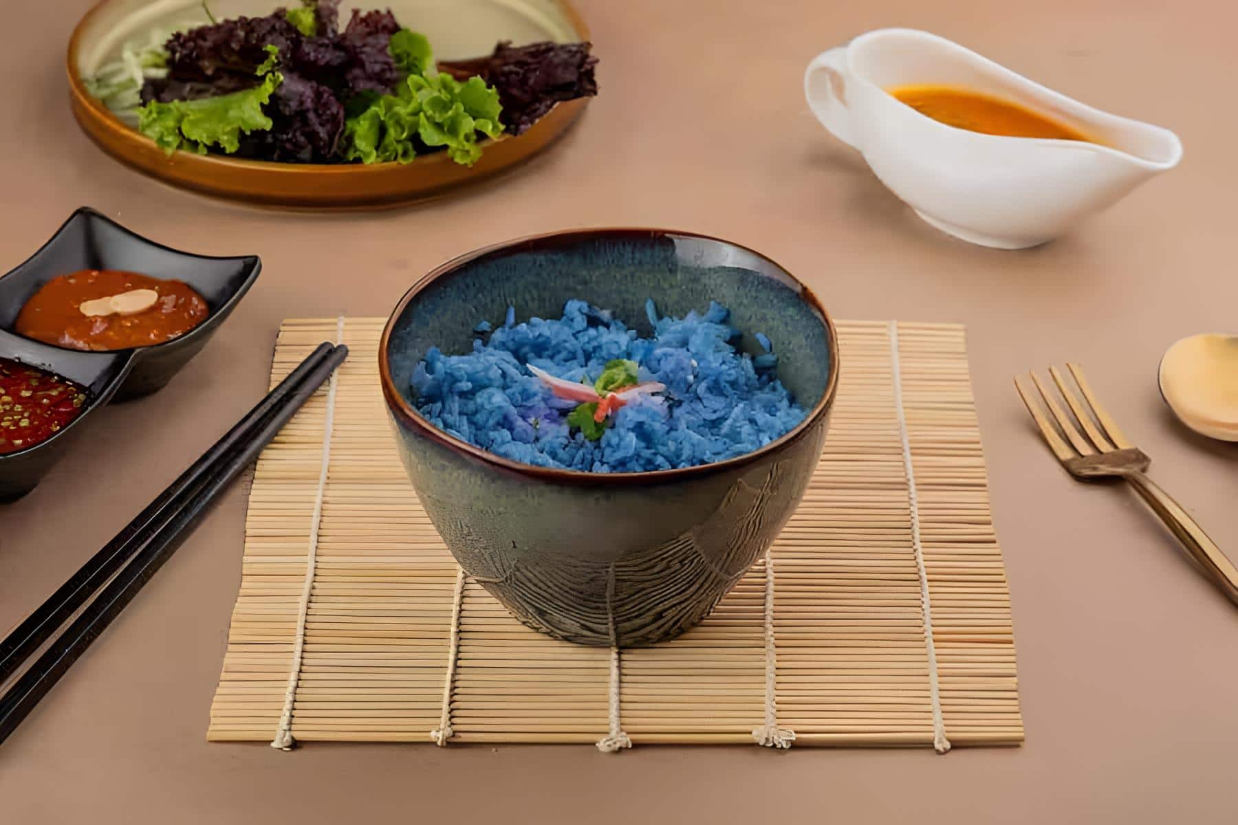 Modern upscale Southeast Asian brasserie, supporting dish in this style